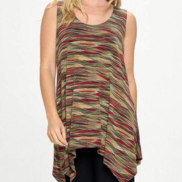 Hit Shark Bite Hem Tank - Picture 1 of 6